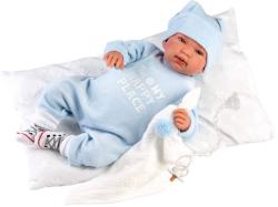 Llorens Oblečenie pre bábiku bábätko New Born 43-44cm s vankúšikom M844-53