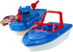 Lodička 28cm plastová do vody 28cm motorový člun 3 druhy