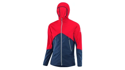 Löffler HOODED NEVIO WS LIGHT 2022 oranžovo-modrá pánská bunda