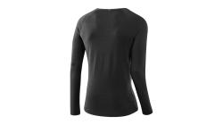 Löffler L/S TRANSTEX MERINO 2023 černé funkční triko