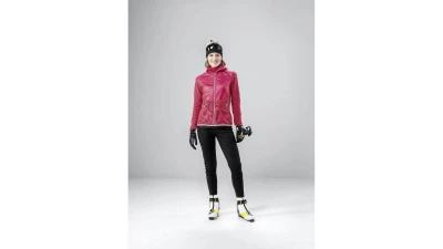 Löffler HOODED HYBRID IZZY PL ACTIVE 2022 růžová dámská bunda