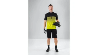 Löffler HZ FLOW 3.0 2022 černožlutý pánský cyklistický dres