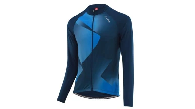 Löffler L/S FZ GEO MID 2022 modrý pánský cyklistický dres Löffler L/S FZ GEO MID 2022 modrý pánský cyklistický dres