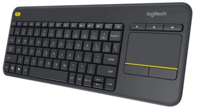 Logitech klávesnice Wireless Keyboard K400 Plus, CZ/SK, unifying přijímač, černá Logitech klávesnice Wireless Keyboard K400 Plus, CZ/SK, unifying přijímač, černá