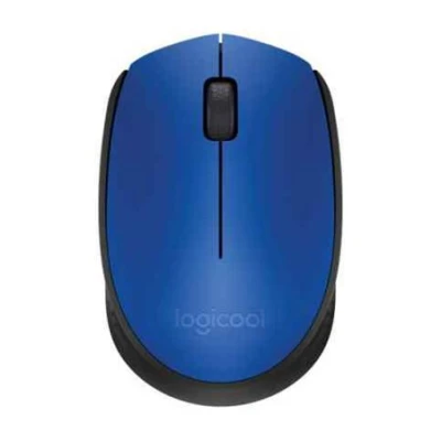 Logitech myš Wireless Mouse M171, optická, 2 tlačítka, modrá, 1000dpi