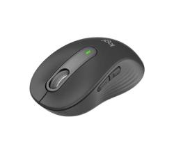Logitech Signature M650 Large,for Business Mouse optical 5 buttons wireless Bluetooth 2.4 GHz Bolt USB receiver graphite