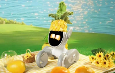 Loona Premium Pineapple pletený kostým pro robota