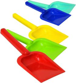 Lopatka na písek 19cm malá široká 5 barev plast Lopatka na písek 19cm malá široká 5 barev plast