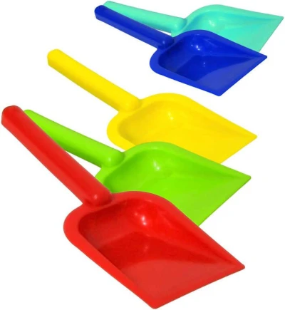Lopatka na písek 19cm malá široká 5 barev plast