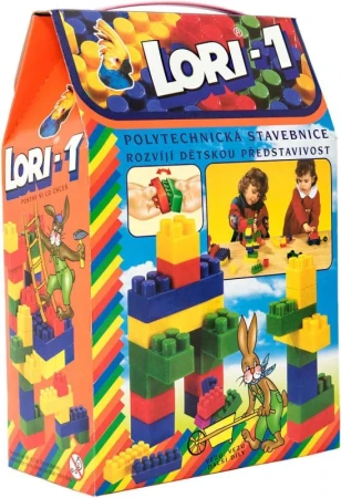 Lori 001 Stavebnice 1 barevné kostky set 50ks v krabici Lori 001 Stavebnice 1 barevné kostky set 50ks v krabici