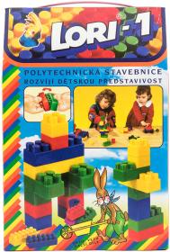 Lori 001 Stavebnice 1 barevné kostky set 50ks v krabici