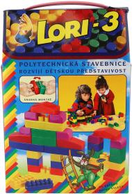 Lori 003 Stavebnice polytechnická 3 barevné kostky set 50ks