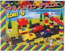 Lori 009 Stavebnice polytechnická Grand Prix 96 dílků plast v krabici 9
