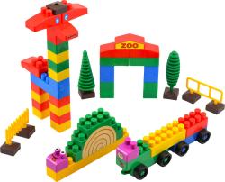 Lori 015 Stavebnice polytechnická ZOO 62 dílků plast v krabici 15