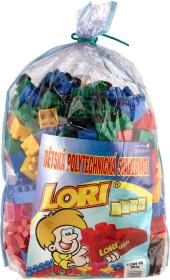 Lori 016 Stavebnice 16 300 ks kostek v pytli Lori 016 Stavebnice 16 300 ks kostek v pytli