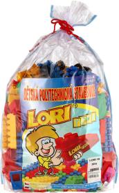 Lori 019 Stavebnice plastová 250 dílků v plastovém pytli Lori 019 Stavebnice plastová 250 dílků v plastovém pytli