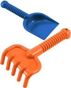 Lori 205 Lopatka + Hrabičky (hrábě) set na písek plast Lori 205 Lopatka + Hrabičky (hrábě) set na písek plast