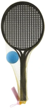 Lori 226 Set plastový na soft tenis 2 rakety a míček v síťce
