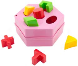 Lori 228 Vkládačka baby šestihranná 9 vkládacích tvarů 4 barvy plast