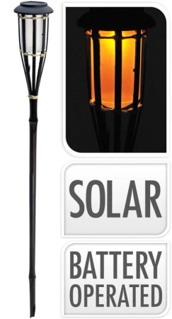 Louč solární 65cm bambus/PH ČER Louč solární 65cm bambus/PH ČER