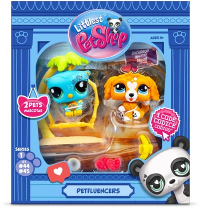 HASBRO LPS Zvířátko Littlest Pet Shop Petfluenceři set 2ks s doplňky