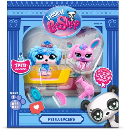 HASBRO LPS Zvířátko Littlest Pet Shop Petfluenceři set 2ks s doplňky