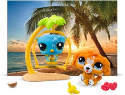 HASBRO LPS Zvířátko Littlest Pet Shop Petfluenceři set 2ks s doplňky