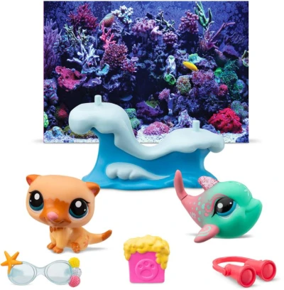 HASBRO LPS Zvířátko Littlest Pet Shop Petfluenceři set 2ks s doplňky
