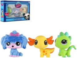 LPS Littlest Pet Shop figurka zvířátko mazací guma set 3ks LPS Littlest Pet Shop figurka zvířátko mazací guma set 3ks