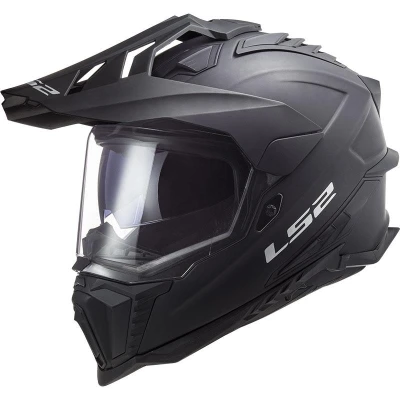 LS2 MX701 Explorer Solid matná černá enduro helma na motorku