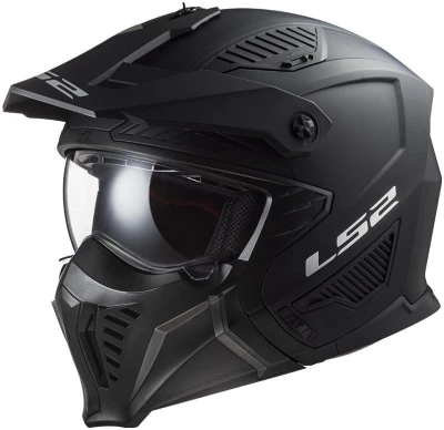 LS2 Helma OF606 Drifter Solid černá matná + kukla pod helmu Zdarma