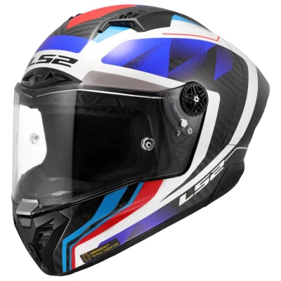 LS2 FF805 Thunder C GP Aero Raute modro-červená integrální helma na motorku