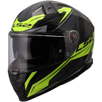 LS2 FF811 Vector II C Savage lesklá H-V žlutá integrální helma na motorku