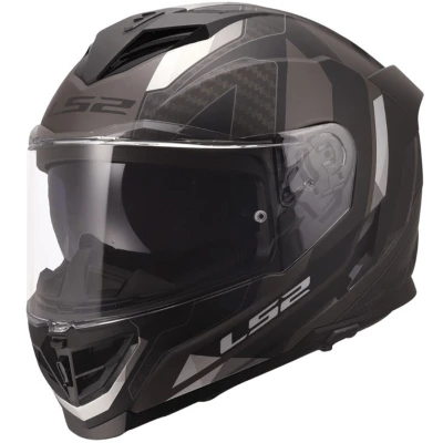 LS2 FF 818 Storm III Sporty matná černo-šedá integrální helma na motorku