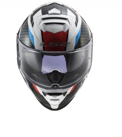 LS2 Integrálna prilba na motorku FF800 Storm II Racer bielo-čierno-červeno-modrá + zľava 300,- na príslušenstvo