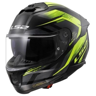 LS2 Integrální přilba FF808 Stream II Fury černo-fluo žlutá + sleva 400,- na příslušenství LS2 Integrální přilba FF808 Stream II Fury černo-fluo žlutá + sleva 400,- na příslušenství