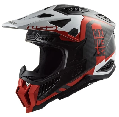 LS2 MX703 C X-Force Victory černo-červeno-bílá motokrosová přilba