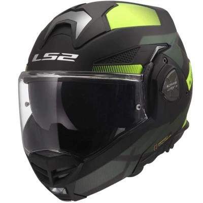 LS2 FF901 Advant X Nova matná fluo žluto-černá výklopná helma na motorku