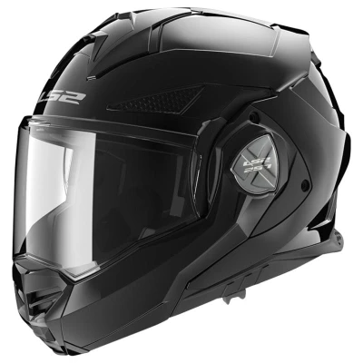 LS2 FF901 Advant X Solid černá překlápěcí helma na motorku