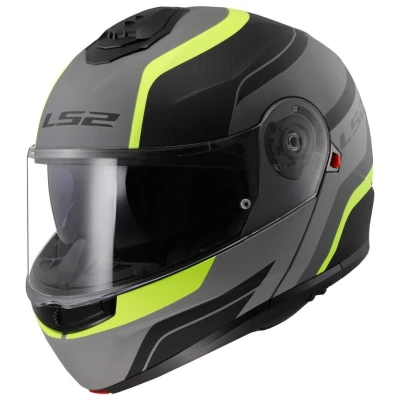 LS2 Vyklápěcí přilba FF908 Strobe II Monza černo-fluo žlutá