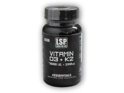 LSP Nutrition Vitamín D3 7000 IU/K2 200mcg 60vege cps