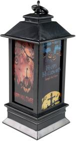 Lucerna halloween svítidlo párty dekorace lampa na baterie Světlo 4 druhy