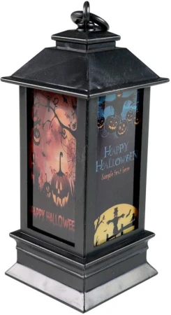 Lucerna halloween svítidlo párty dekorace lampa na baterie Světlo 4 druhy