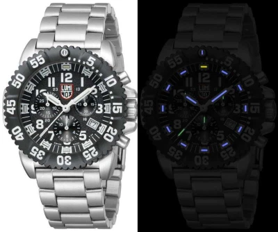 Luminox XS.3182.L stříbrno-černé pánské analogové hodinky