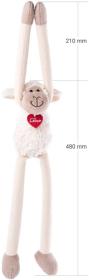 Lumpin PLYŠ Ovečka Olivia 70cm Hug Me (plyšová hračka)