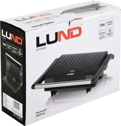 Lund Gril na panini černý 750 W