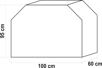 Lund Kryt grilu 100 x 95 x 60 cm (BARREL)