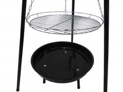 Lund Kulatý gril na dřevěné uhlí 52 cm s trojnožkou