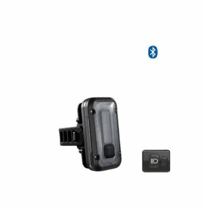 Lupine Rotlicht Pro BT černé Bluetooth 120 lm cyklistické zadní světlo