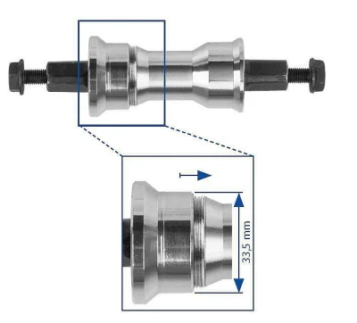 M-wave 127mm BSA FE Misky Opravná osa středová
